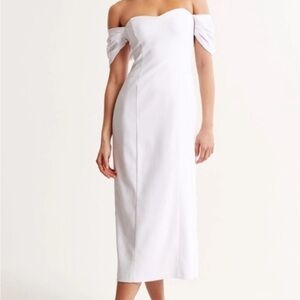 Abercrombie & Fitch Strapless White Dress